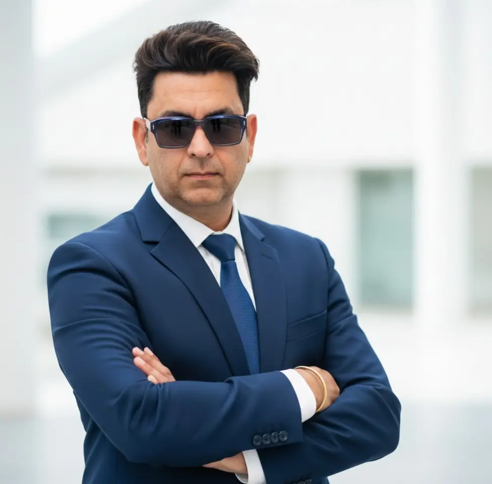 Official portrait of Harsh Puri, Founder and Director of Zupimars Ayurvedic company.