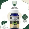 zupimars-mrigadhvani-rasayanam-3 Zupimars Mrigadhvani Rasayanam tackling the everyday problem of overwhelmingly complex health regimens. The bottle is surrounded by icons for daily integration and dietary complement, showing that diabetic rejuvenation doesn't have to mean a complete, stressful lifestyle overhaul.