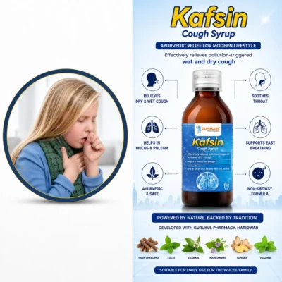 Kafsin cough syrup benefits for mucus throat relief Ayurvedic non drowsy cough medicine for daily use