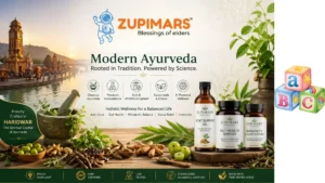 Zupimars International modern Ayurveda products with herbal ingredients showcasing science-based Ayurvedic wellness from Haridwar.